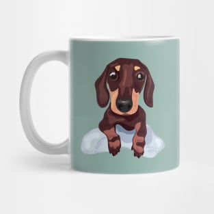 Cute Dachshund Puppy Dog Mug